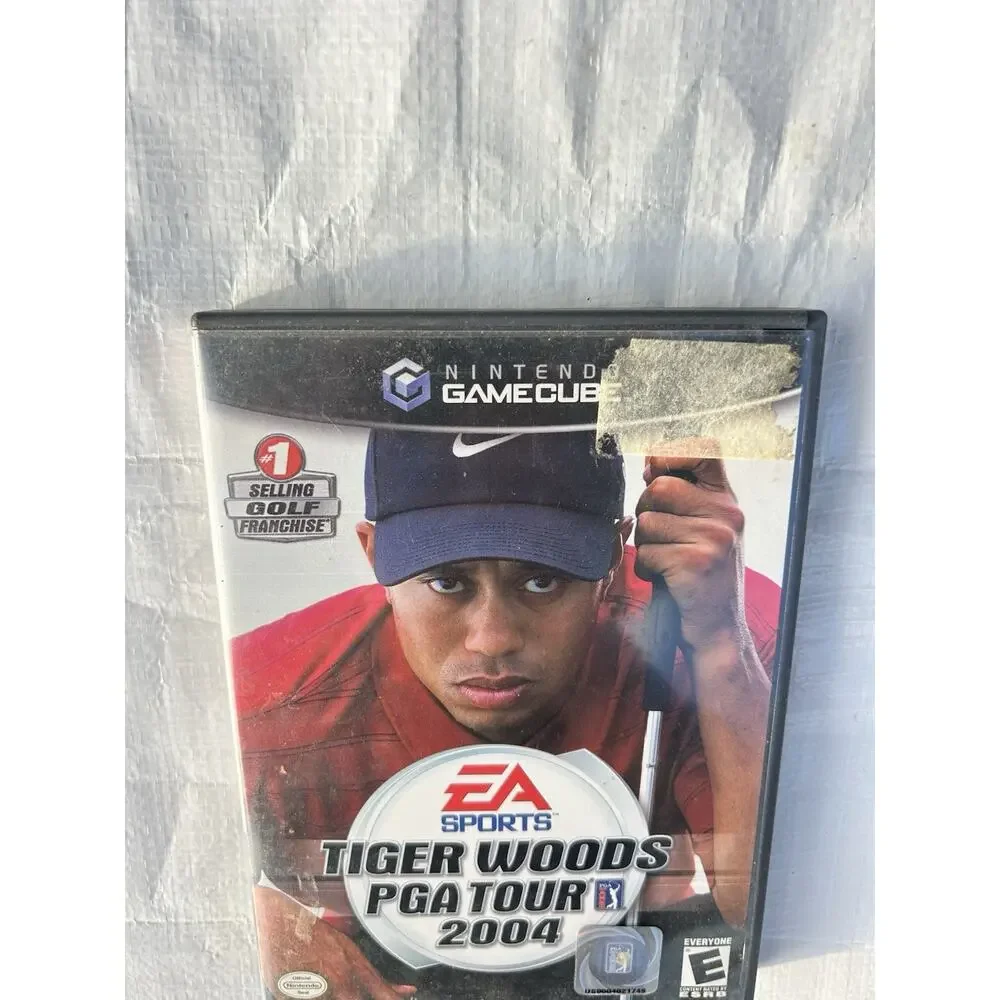Tiger Woods PGA Tour 2004 Game, Both Discs & Manual, Missing One Disc
